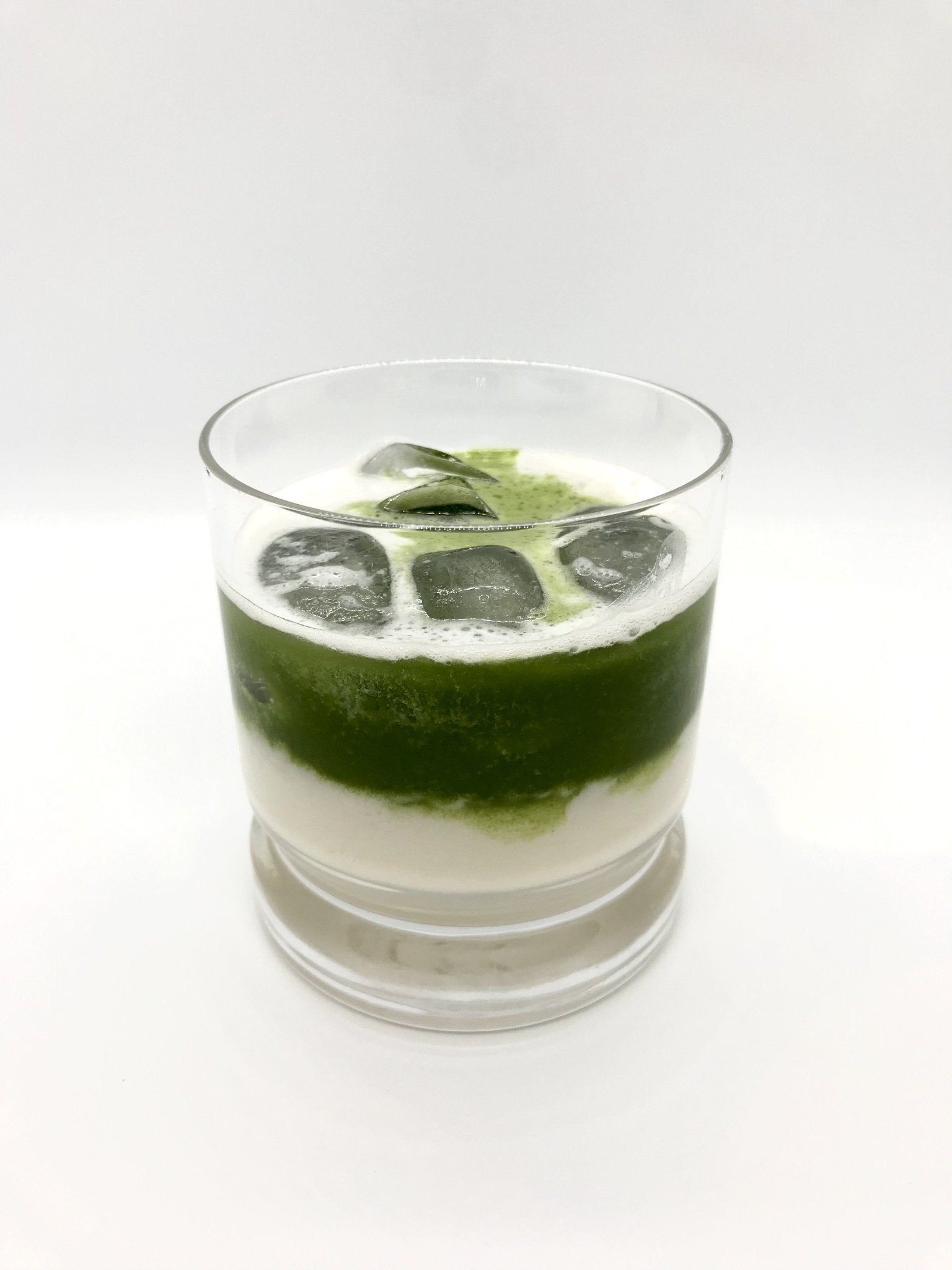 How to Make Layered Ice Matcha Latte