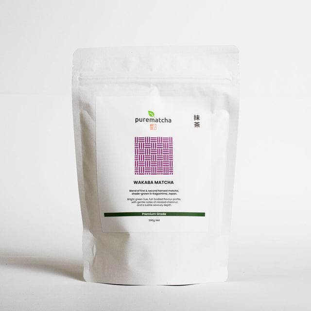 WAKABA Premium Bulk Matcha Powder (200g, 500g)