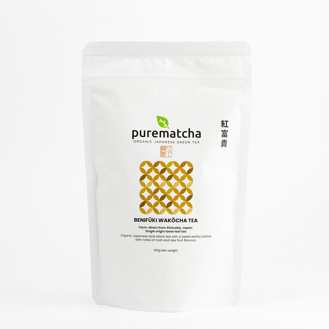 100g BENIFUUKI WAKOUCHA Loose Leaf (Organic Japanese Black Tea) - Purematcha Australia