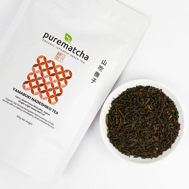 100g YAMABUKI NADESHIKO (Organic Fermented Loose Leaf Tea) - Purematcha Australia
