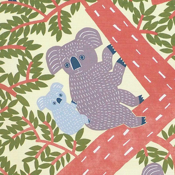 104 KATA KATA Furoshiki Koala Bear Yellow - Purematcha Australia