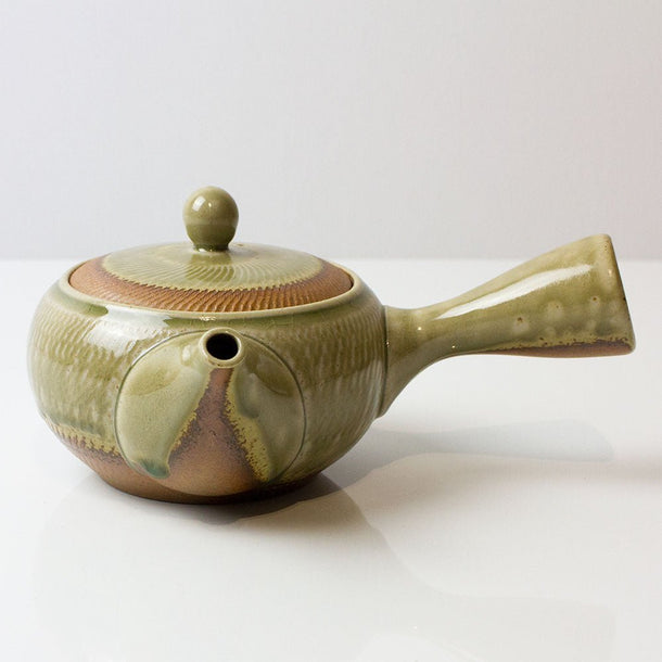 AICHI Tokoname Japanese Teapot Kyusu (350ml) - Purematcha Australia
