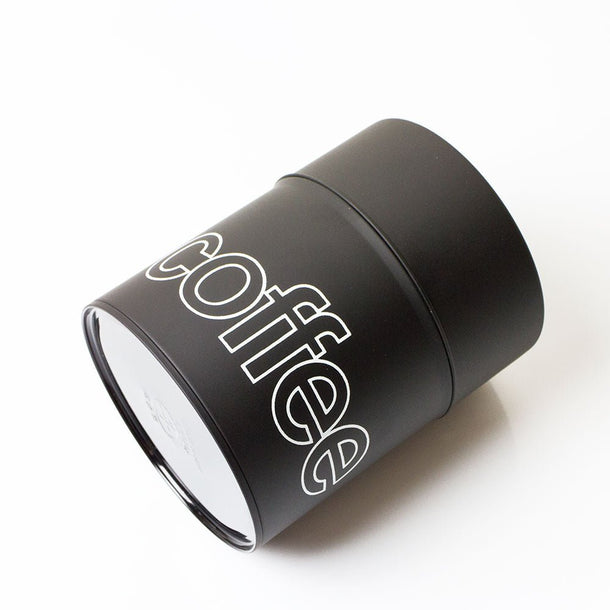 Airtight Coffee Canister 375g (Matte Black) - Purematcha Australia