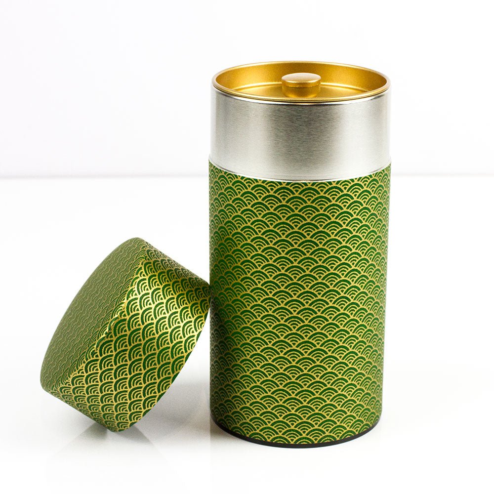 AOMI Tall Japanese Washi Tea Canister - Purematcha Australia