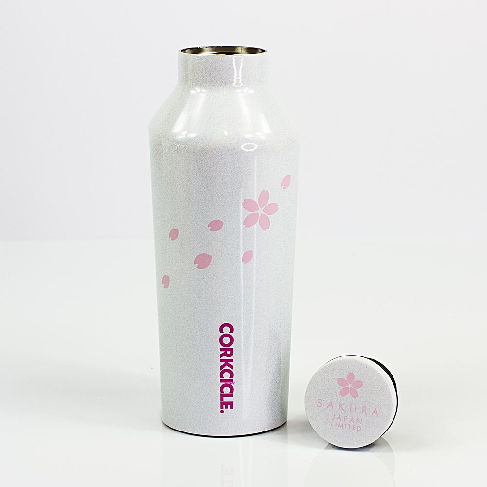 Corkcicle Sakura Insulated Canteen White (270ml) Limited Edition Japan