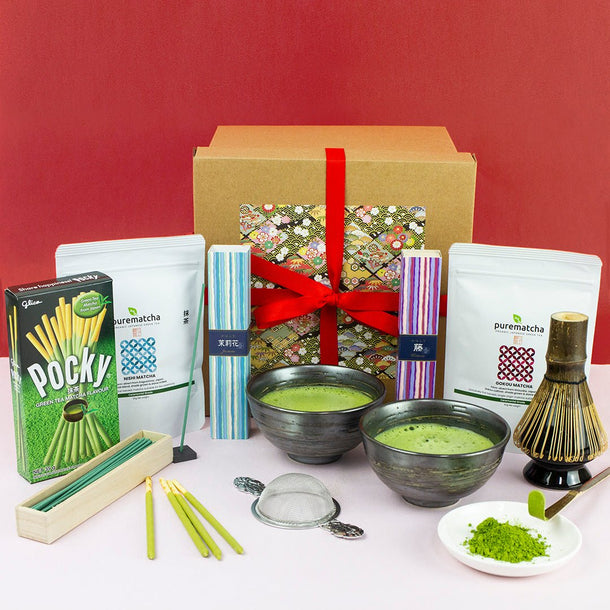 Couples Matcha and Incense Gift Hamper - Purematcha Australia