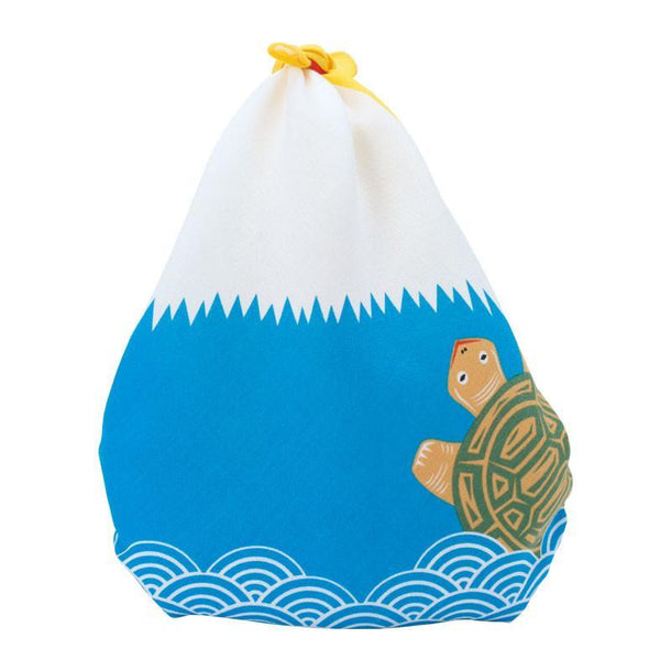FUROSHIKI Yellow Mt Fuji Wrapping Cloth - Purematcha Australia
