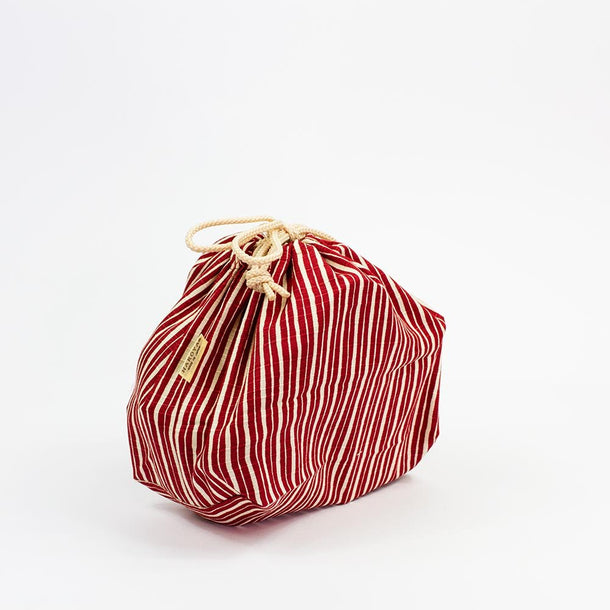 HAKOYA Red Drawstring Travel Bag for Matcha Set - Purematcha Australia