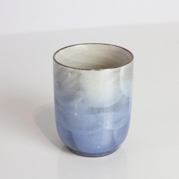 KUMIYU Aya-Glazed Kutani Feather Tea Cup Set - Purematcha Australia