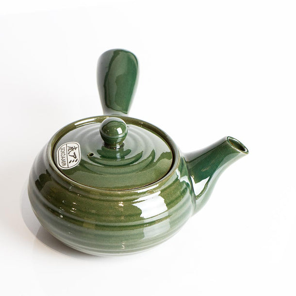 MIDORI Banko-Yaki Japanese Teapot Kyusu (320ml) - Purematcha Australia