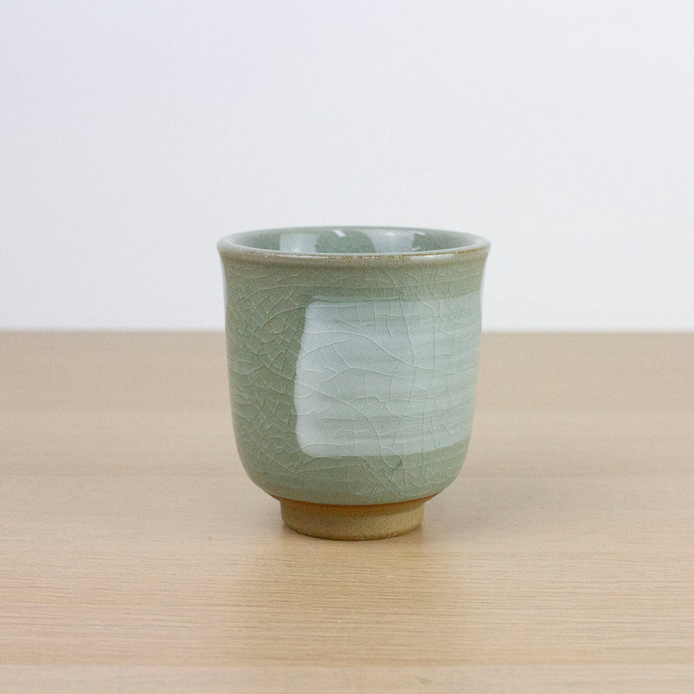 NUKIRI white brush Tea Cup (270ml) - Purematcha Australia