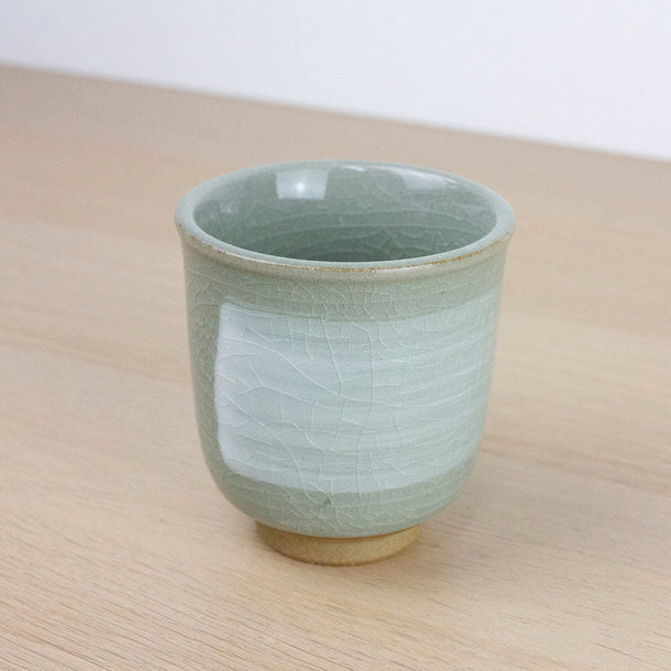 NUKIRI white brush Tea Cup (270ml) - Purematcha Australia