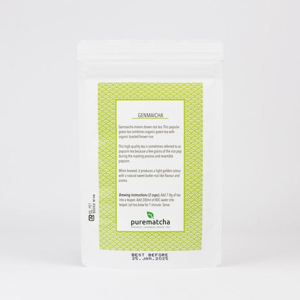 ORGANIC GENMAICHA Japanese Green Tea - Purematcha Australia