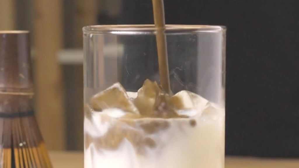 Iced Hojicha Maple Latte Recipe