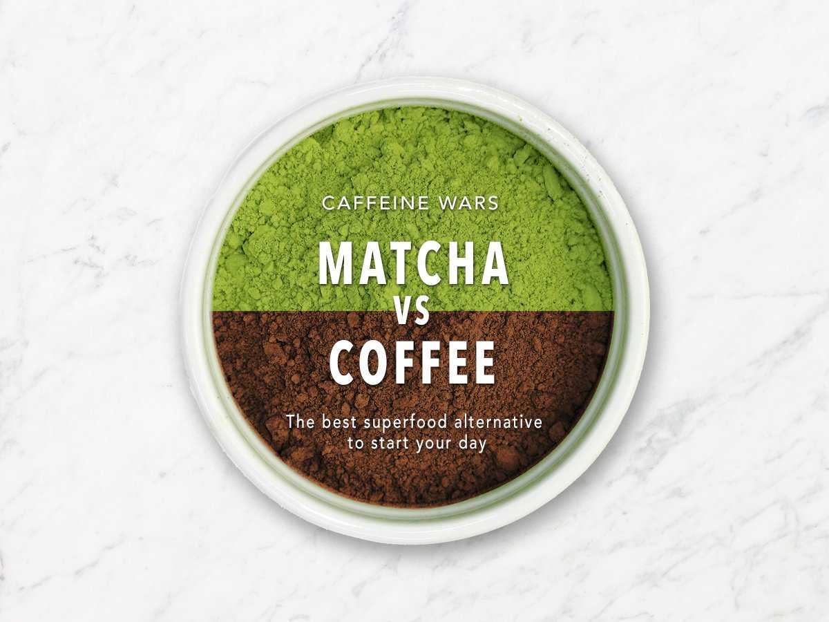 Caffeine Wars -  Matcha vs Coffee
