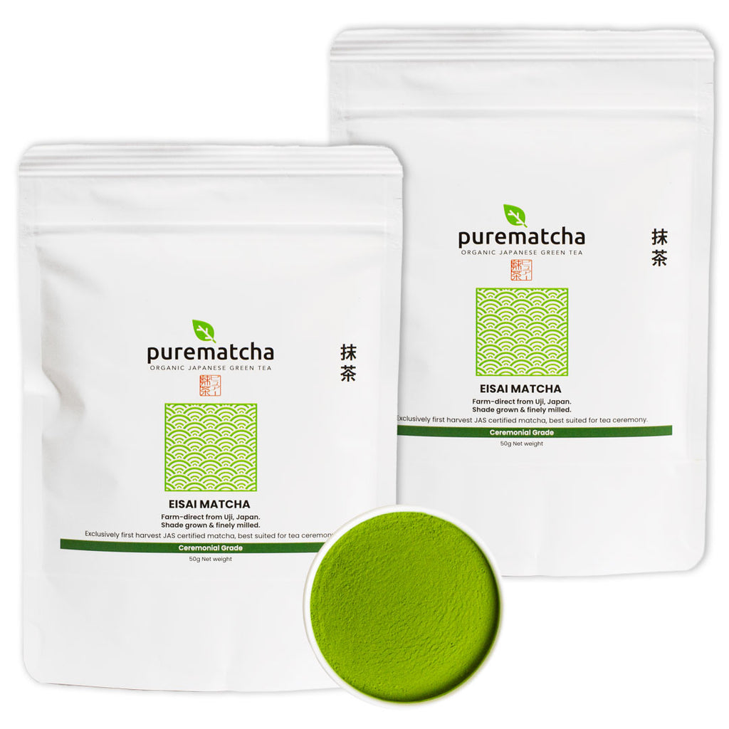 100g EISAI Organic Ceremonial Matcha (2 Month Supply) - Purematcha Australia