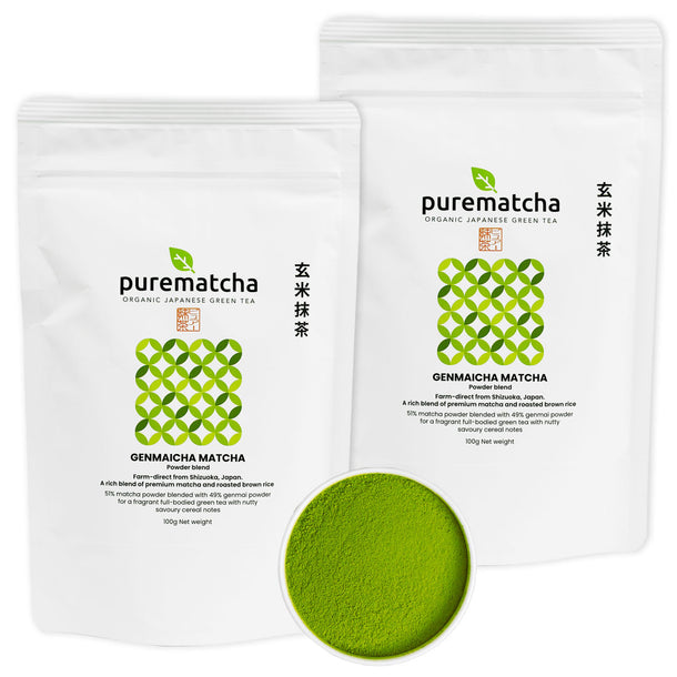 100g GENMAICHA MATCHA Powder Tea (Organic Premium Grade)