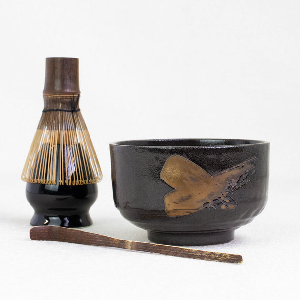 HIROMI Brushstroke Matcha Tea Bowl Chawan (500ml)