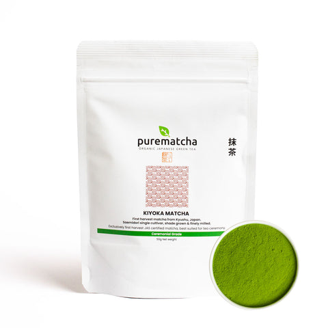 KIYOKA ceremonial organic matcha powder