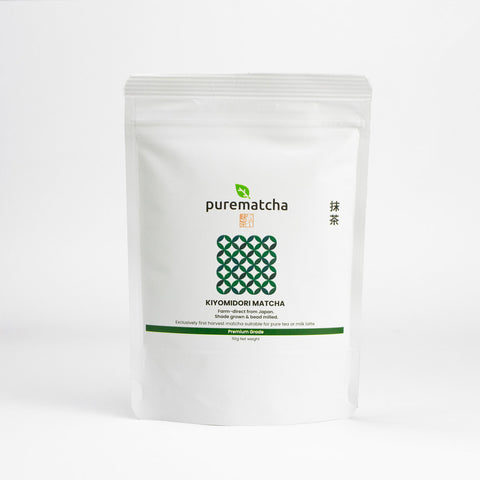 Kiyomidori premium japanese matcha tea powder