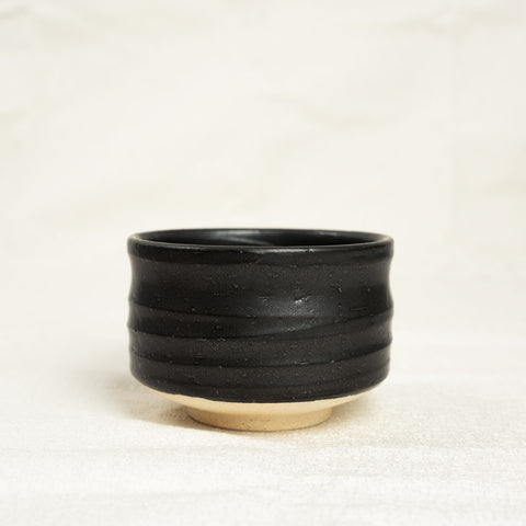 KURO RAKU Black Matcha Tea Bowl Chawan