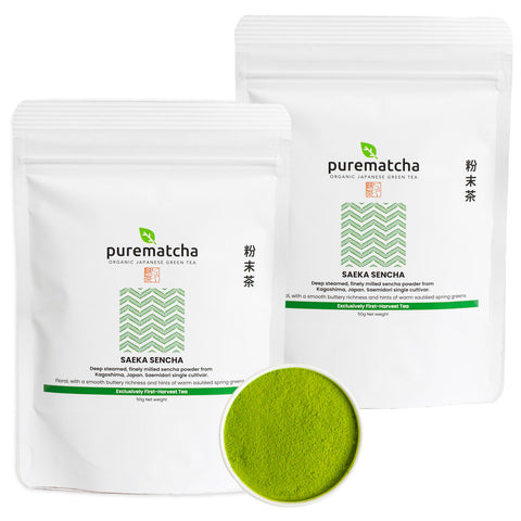SAEKA Organic Deep Steamed Sencha Powder (Saemidori Cultivar)
