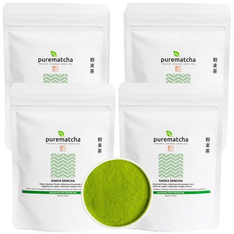 SAEKA Organic Deep Steamed Sencha Powder (Saemidori Cultivar)