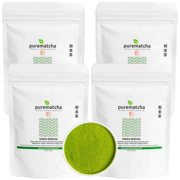 SAEKA Organic Deep Steamed Sencha Powder (Saemidori Cultivar)