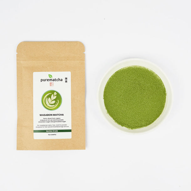 wasabon pre-sweetened sugar matcha for matcha latte powder