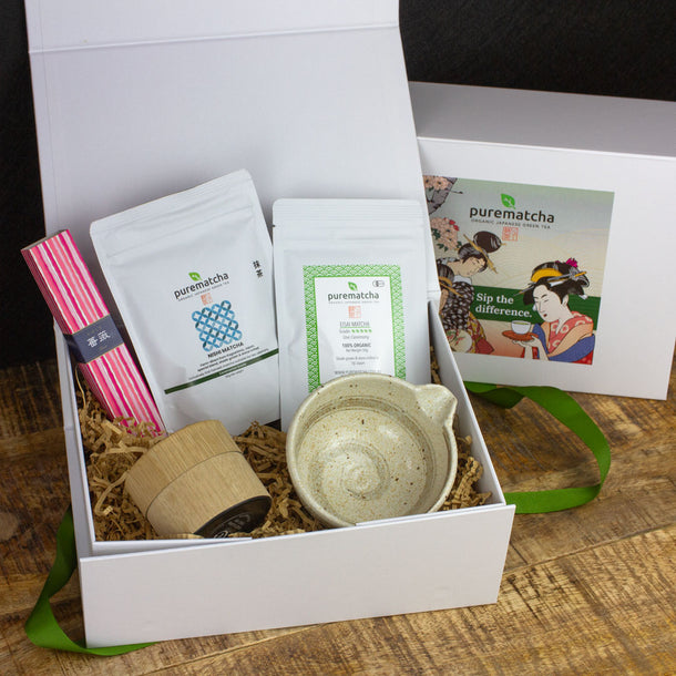 Purematcha Nishi and Eisai Comfort Tea Hamper Set Mother's Day