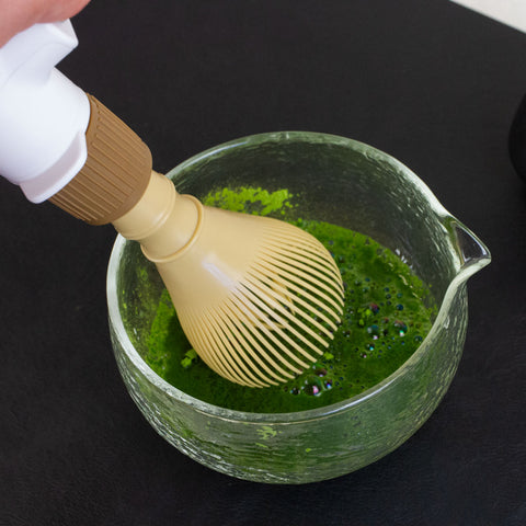 CHARAKU Battery Matcha Whisk Set - Made in Japan