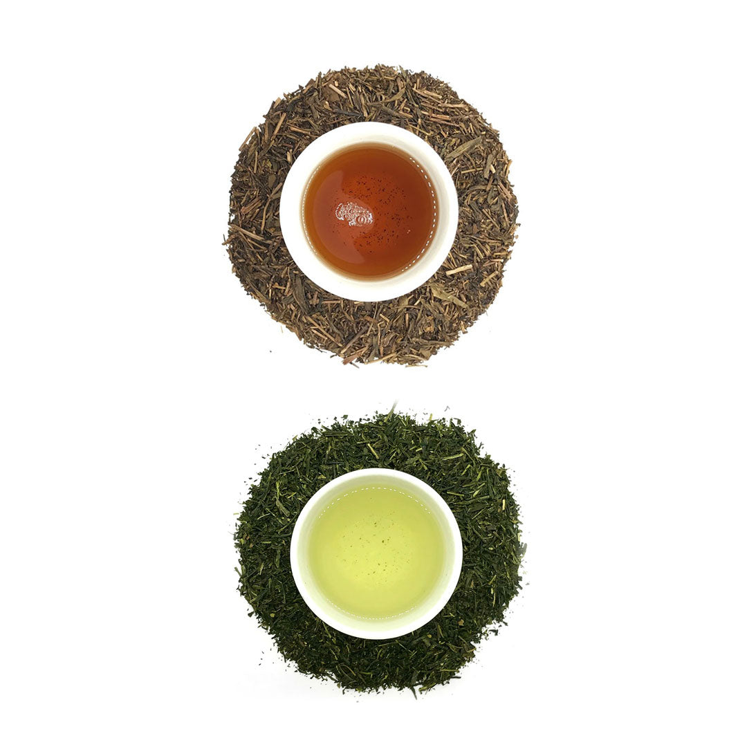 Sencha and Hojicha Loose Leaf Samples