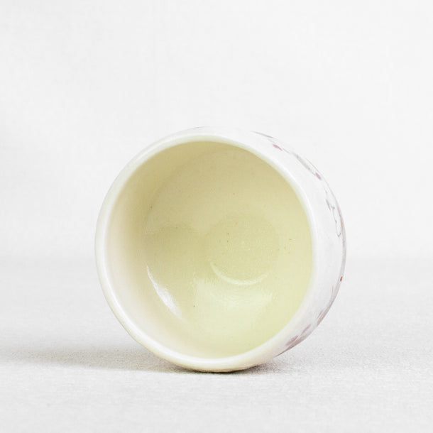 KYOHO Grape Blossom Matcha Bowl made in Mino JAPAN