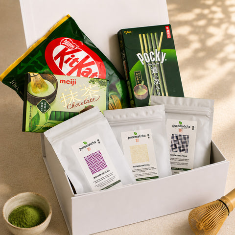 Pure Matcha Trio and Matcha Chocolate Gift Set Hamper - Purematcha Australia