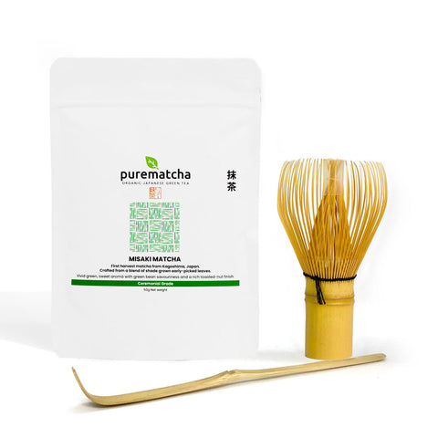 3 Piece Bamboo Matcha Tea Set