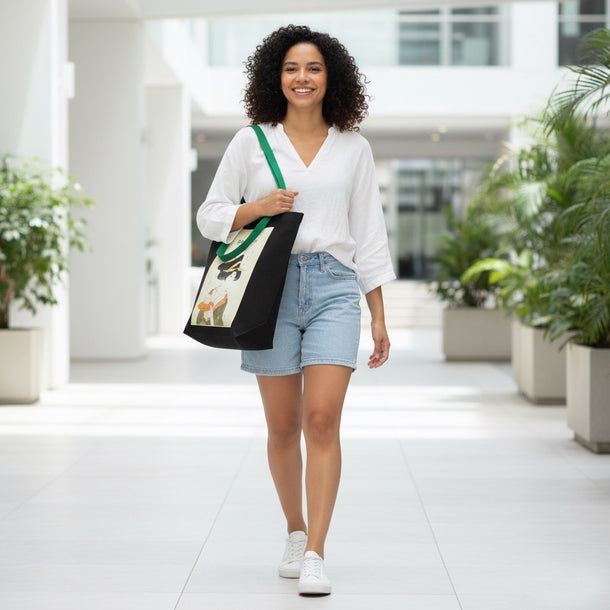 Purematcha Ukiyo-e Tote Bag (Kitagawa Utamaro - Woman Holding a Tea Bowl)