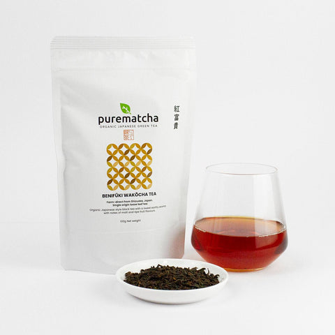 100g BENIFUUKI WAKOUCHA Loose Leaf (Organic Japanese Black Tea) - Purematcha Australia