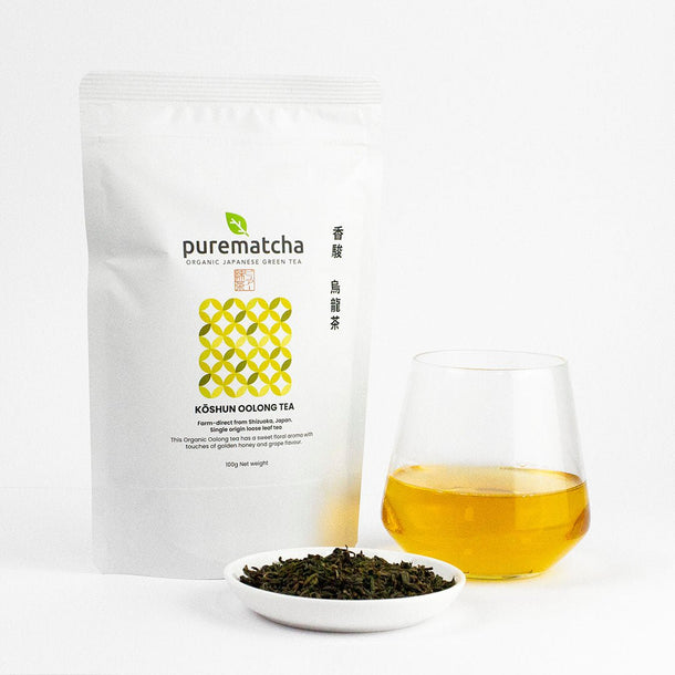100g KOSHUN OOLONG Tea (Organic Japanese Oolong Loose Leaf Tea) - Purematcha Australia
