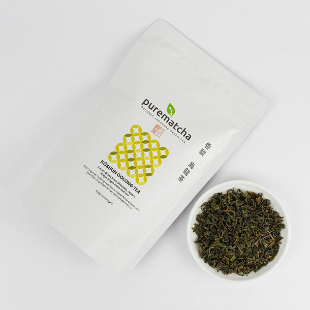 100g KOSHUN OOLONG Tea (Organic Japanese Oolong Loose Leaf Tea) - Purematcha Australia
