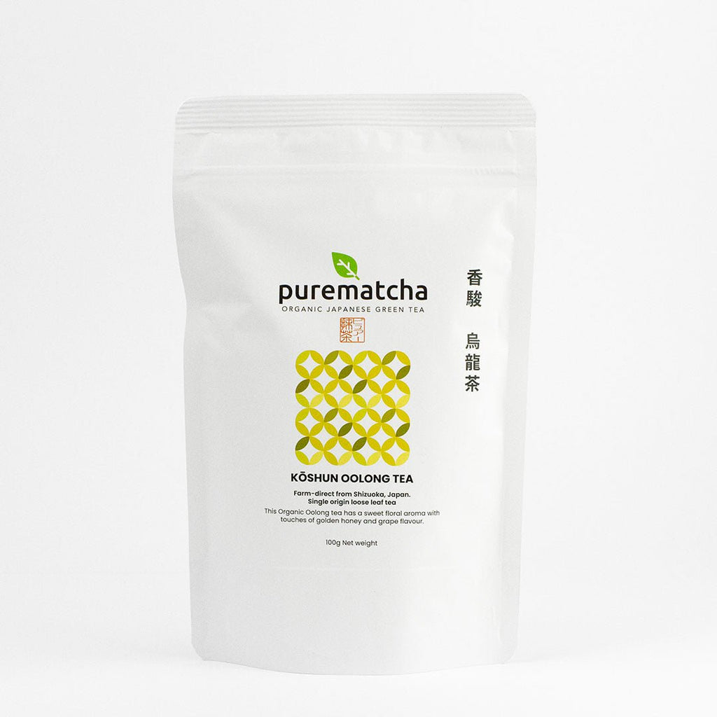 100g KOSHUN OOLONG Tea (Organic Japanese Oolong Loose Leaf Tea) - Purematcha Australia