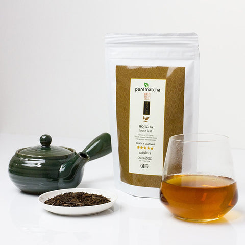 100g ORGANIC HOJICHA Roasted Green Tea - Purematcha Australia