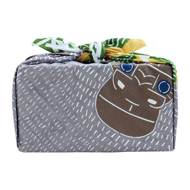 104 KATA KATA Furoshiki Gorilla Green Wrapping Cloth - Purematcha Australia