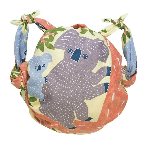 104 KATA KATA Furoshiki Koala Bear Yellow - Purematcha Australia