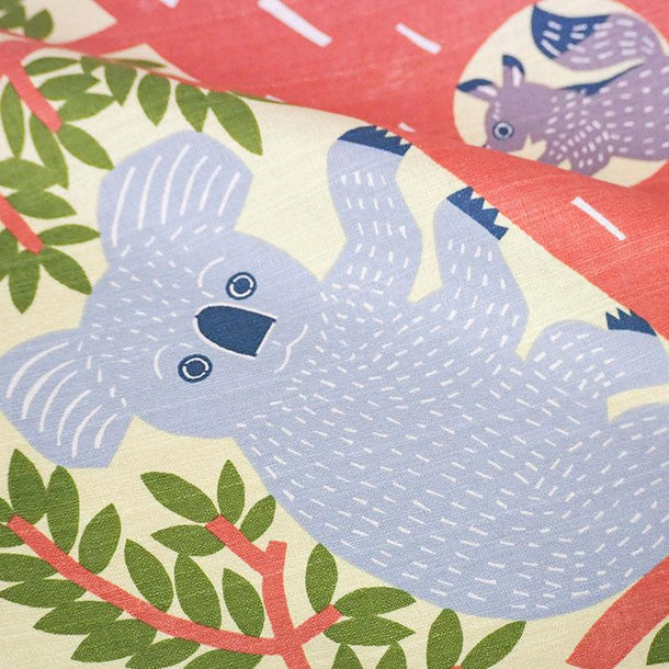 104 KATA KATA Furoshiki Koala Bear Yellow - Purematcha Australia