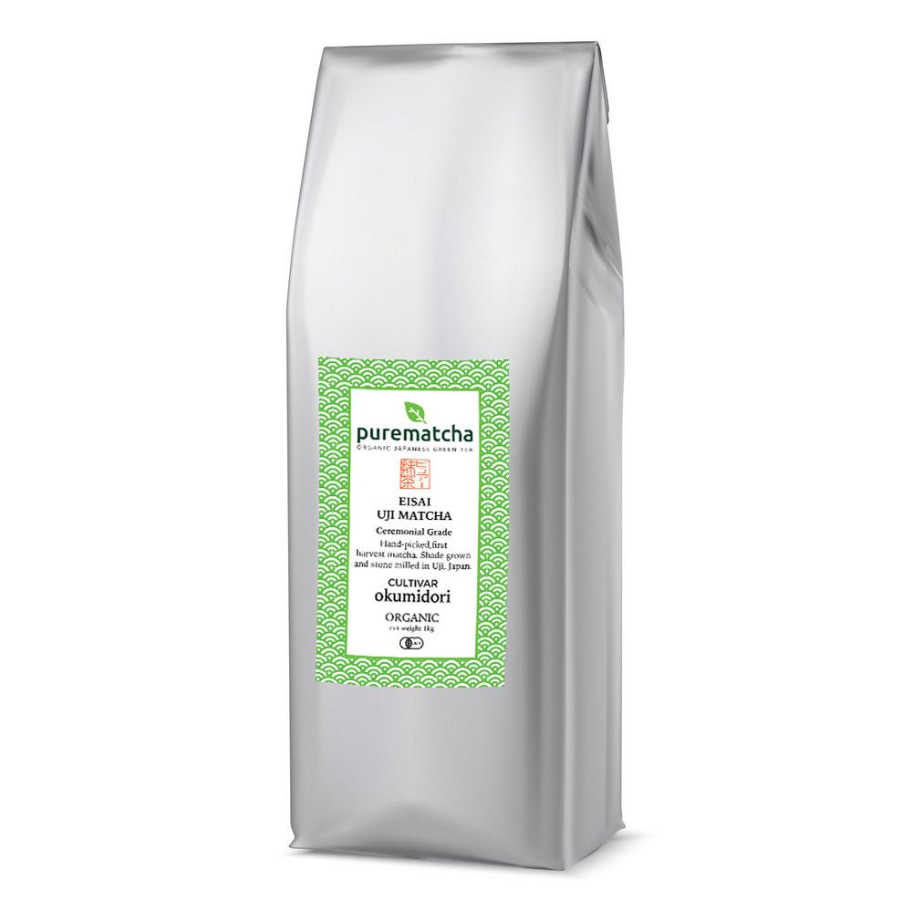 1kg EISAI Organic Ceremonial Bulk Matcha (Okumidori Cultivar) - Purematcha Australia