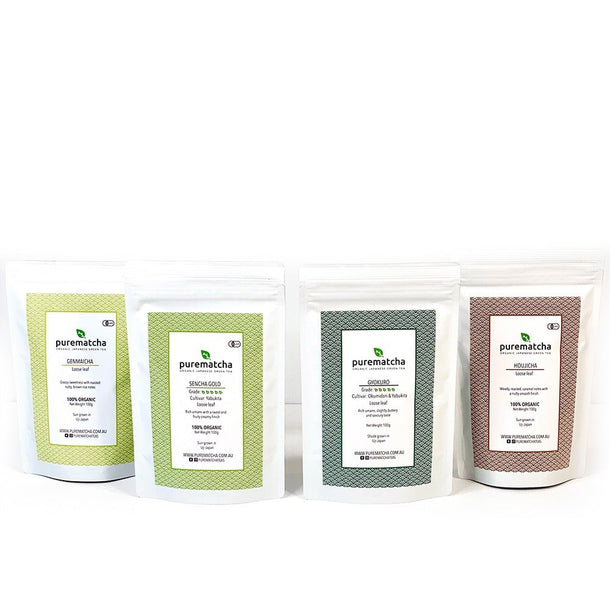 400g Japanese Loose Leaf Tea Variety Saver Pack - Purematcha Australia