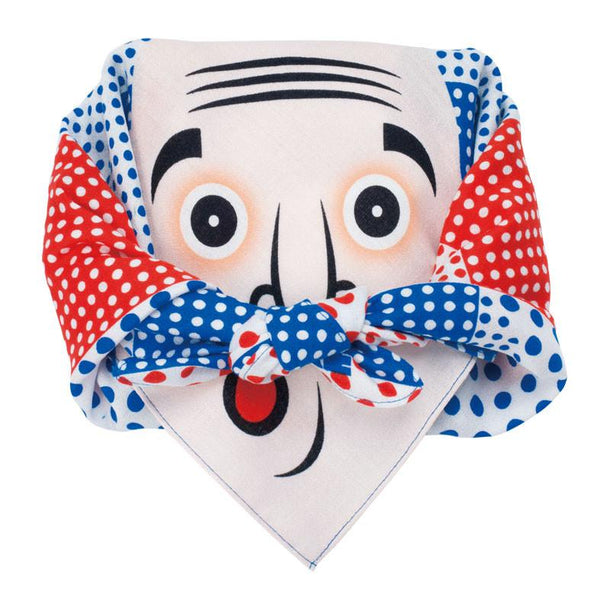 50 COCHAE Okame and Hyottoko Furoshiki - Purematcha Australia