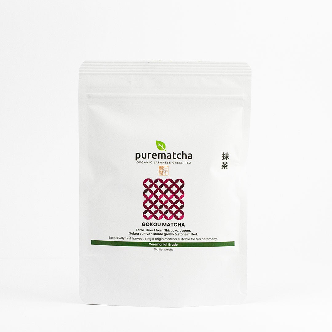 50g GOKOU Organic Ceremonial Matcha (Gokou Single Cultivar) - Purematcha Australia