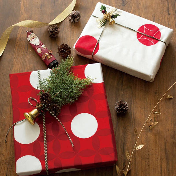 70 Hare Tsutsumi Seven Treasures Festive Furoshiki Wrapping Cloth - Purematcha Australia