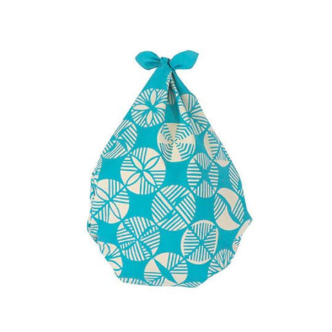 70 Isa Monyo Water-Repellent Pine Turquoise Furoshiki Wrapping Cloth - Purematcha Australia